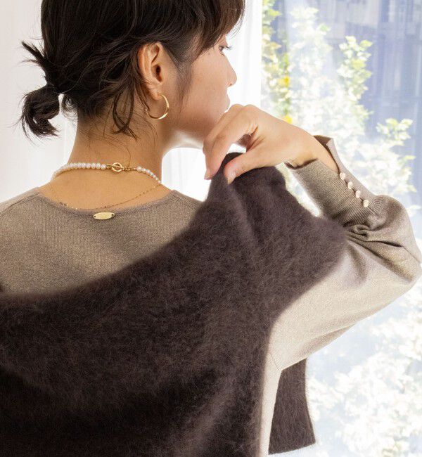 NOLLEY'S sophi「◇【WEB限定】ウォッシャブルラメ総針Vネックコクーンワンピース」|ワンピース|