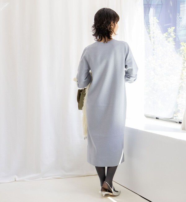 NOLLEY'S sophi「◇【WEB限定】ウォッシャブルラメ総針Vネックコクーンワンピース」|ワンピース|