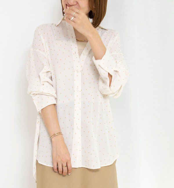 NOLLEY'S「45th limited edition MY STANDARD【WEB＆一部店舗限定】グリッターシャツ」|シャツ・ブラウス|