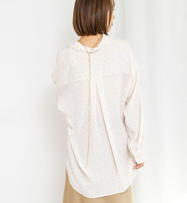 NOLLEY'S「45th limited edition MY STANDARD【WEB＆一部店舗限定】グリッターシャツ」|シャツ・ブラウス|