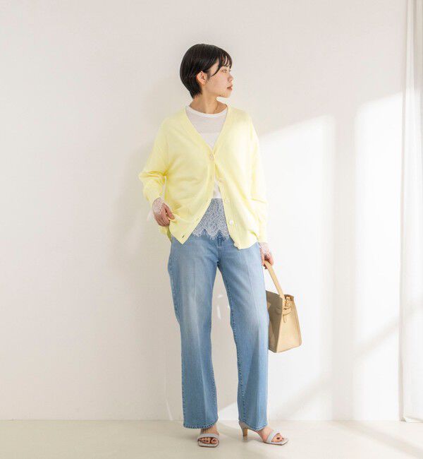 NOLLEY'S sophi「【新色追加】《手洗い可能》マルチファンクションVネックカーディガン」|カーディガン|