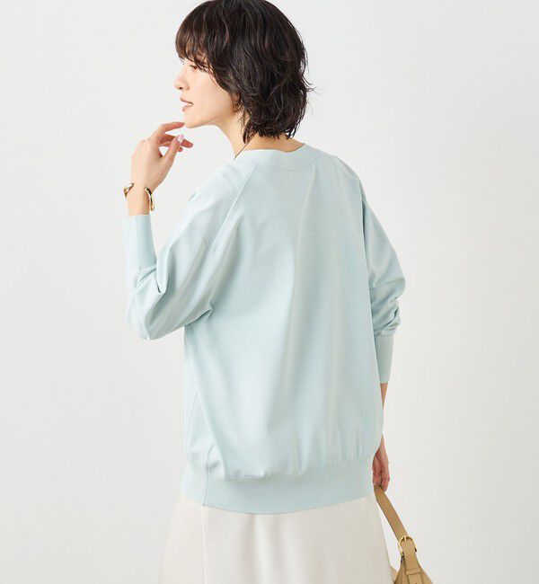 NOLLEY'S sophi「【新色追加】《手洗い可能》マルチファンクションVネックカーディガン」|カーディガン|