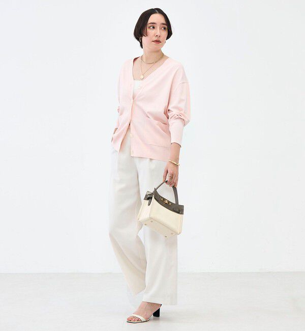 NOLLEY'S sophi「【新色追加】《手洗い可能》マルチファンクションVネックカーディガン」|カーディガン|