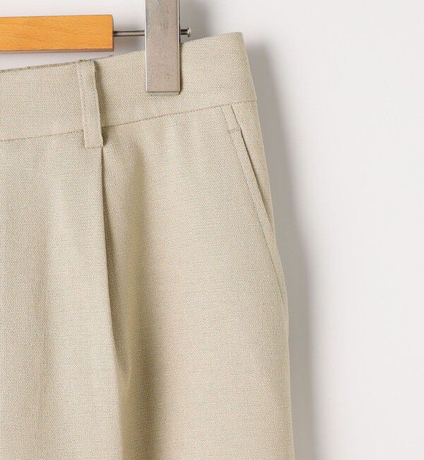 NOLLEY'S「《セットアップ対応》ウォッシャブルハイスペック麻調愛されセミワイドパンツ」|その他|