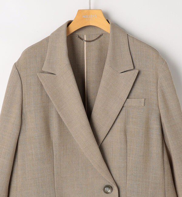 NOLLEY'S sophi「ウォッシャブルリネンライクオーバージャケット」|テーラードジャケット|