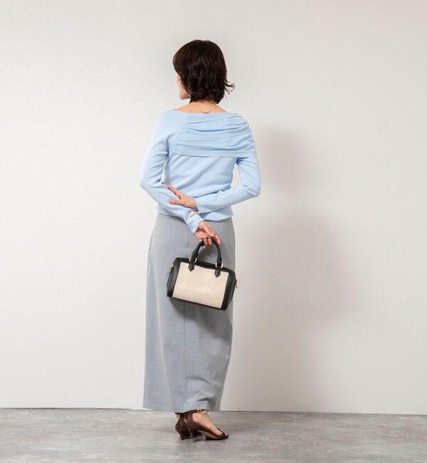 NOLLEY'S sophi「《手洗い可能》イレギュラーネックオフショルプルオーバー」|ニット・セーター|