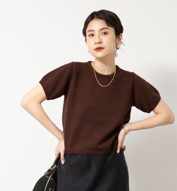 NOLLEY'S sophi「【PROTAGONISTA/プロタゴニスタ】ショートニットプルオーバー」|ニット・セーター|
