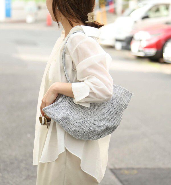 NOLLEY'S「【BAGMATI/ バグマティ】バケットメタリックカゴ」|かごバッグ|