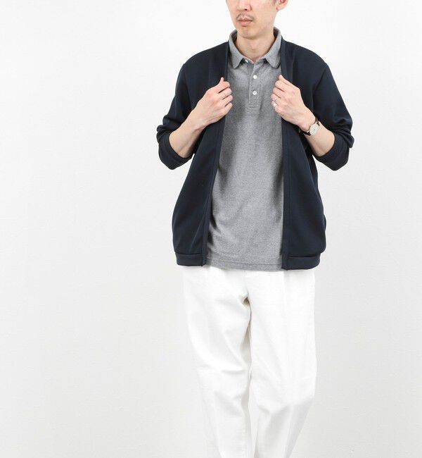 NOLLEY'S goodman「針抜きジャージ ボタンレスカーディガン 26SS」|カーディガン|