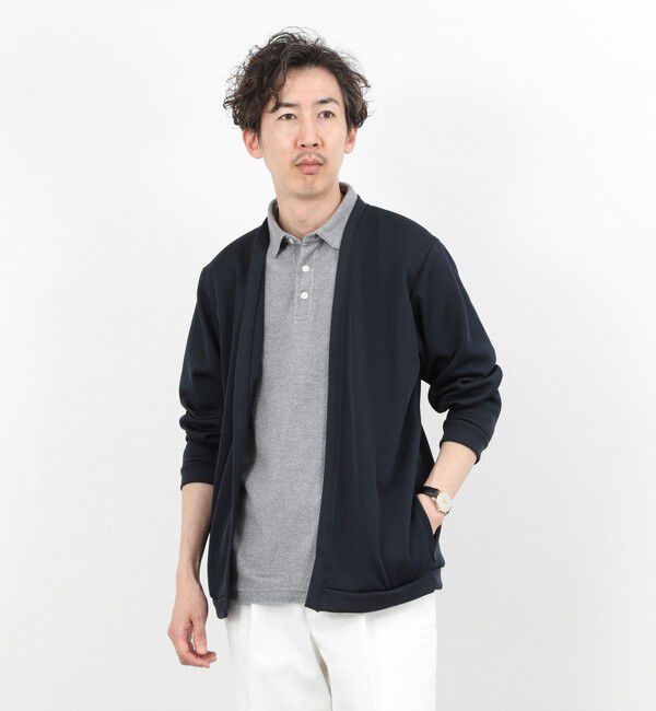 NOLLEY'S goodman「針抜きジャージ ボタンレスカーディガン 26SS」|カーディガン|