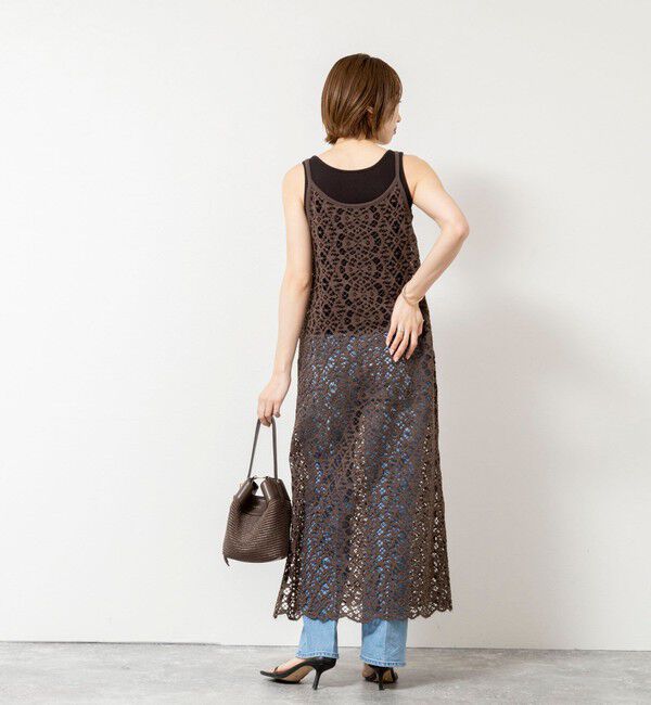 NOLLEY'S sophi「ウォッシャブルクロッシェレースキャミワンピース」|ワンピース|