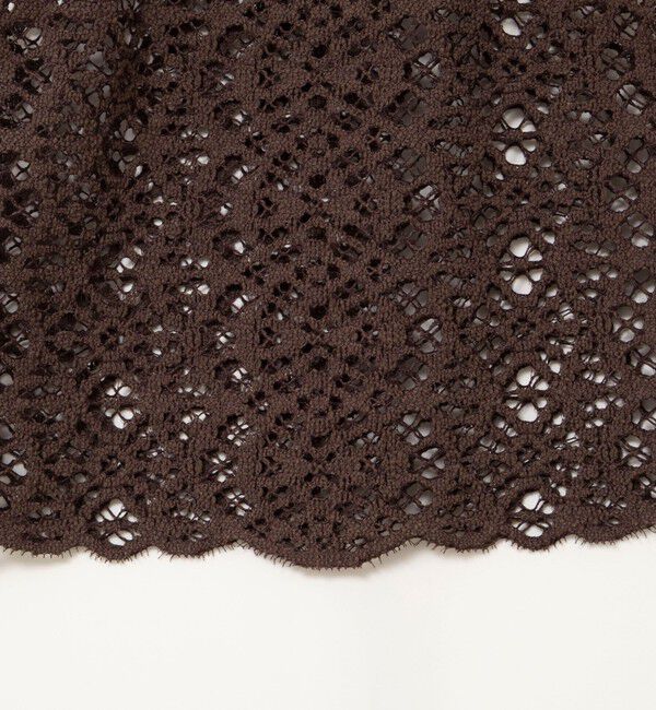 NOLLEY'S sophi「ウォッシャブルクロッシェレースアメスリタンクトップ」|シャツ・ブラウス|