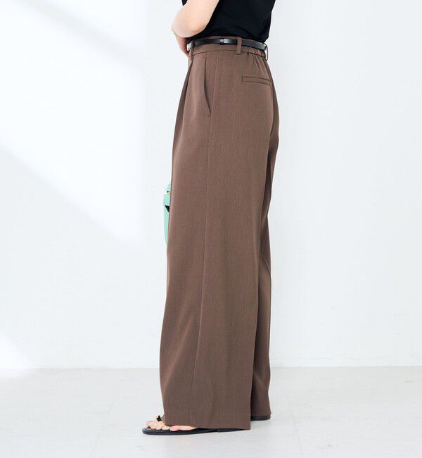 NOLLEY'S sophi「ウォッシャブル強撚ツイルワイドパンツ」|その他|