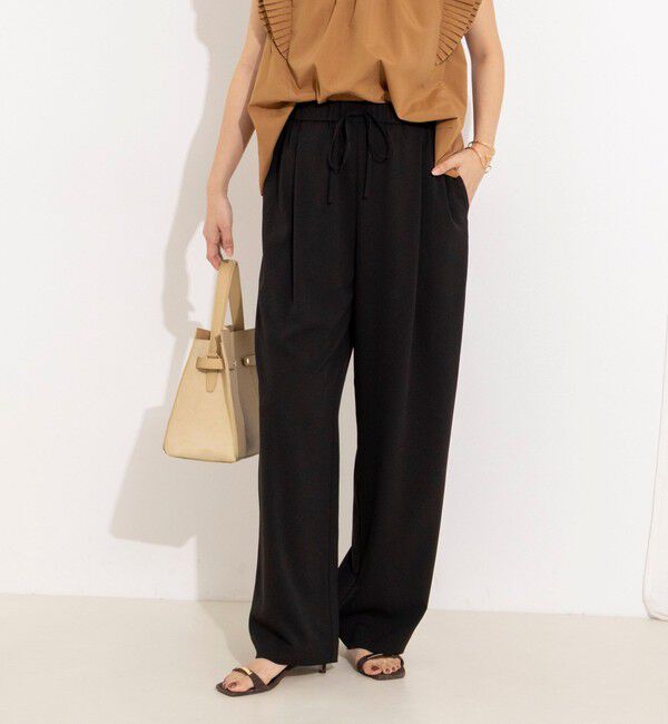 NOLLEY'S「【WEB＆一部店舗限定カラー】《セットアップ対応》ジョーゼットイージーワイドパンツ」|その他|