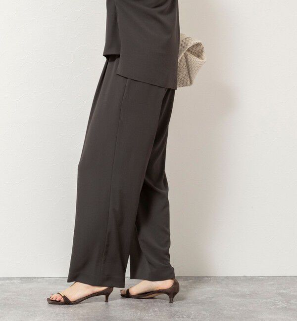 NOLLEY'S「【WEB＆一部店舗限定カラー】《セットアップ対応》ジョーゼットイージーワイドパンツ」|その他|