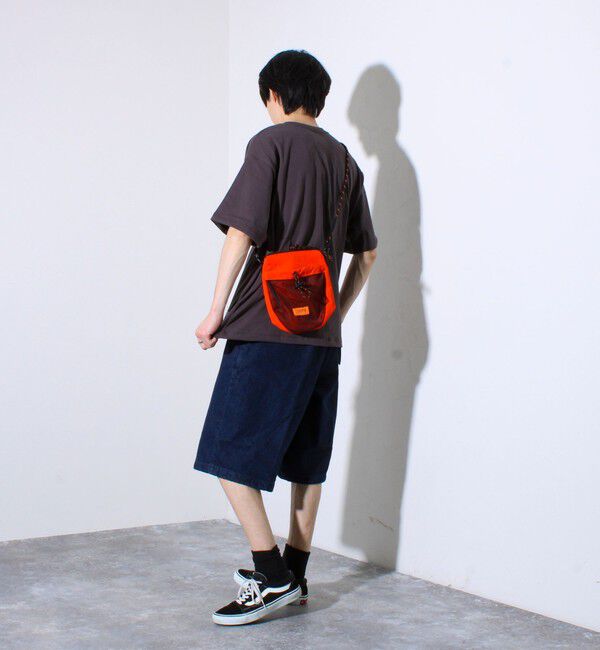 GLOSTER「【UNIVERSAL OVERALL】フロントメッシュ ザイルミニショルダーバッグ」|ショルダー・メッセンジャー|