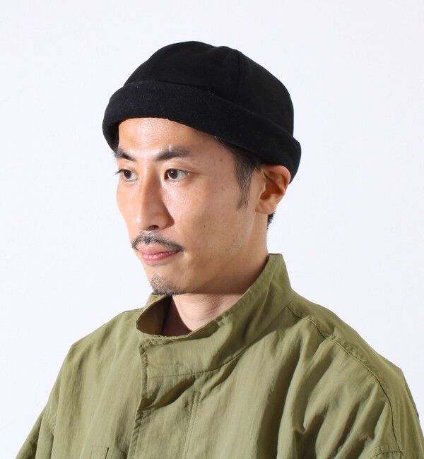 GLOSTER「【GLOSTER/グロスター】コンビネーションロールキャップ 異素材ミックス スエード&times;コーデュロイ」|キャップ・キャスケット|