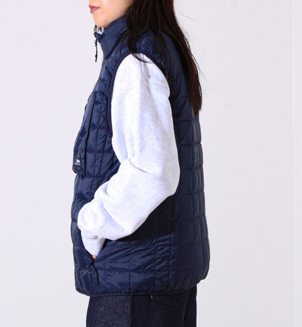 GLOSTER「【2WAYで着回せる】【UNISEX】GLOSTER配色別注 TAIONボア&times;ダウンベスト」|ダウンベスト・ベスト|