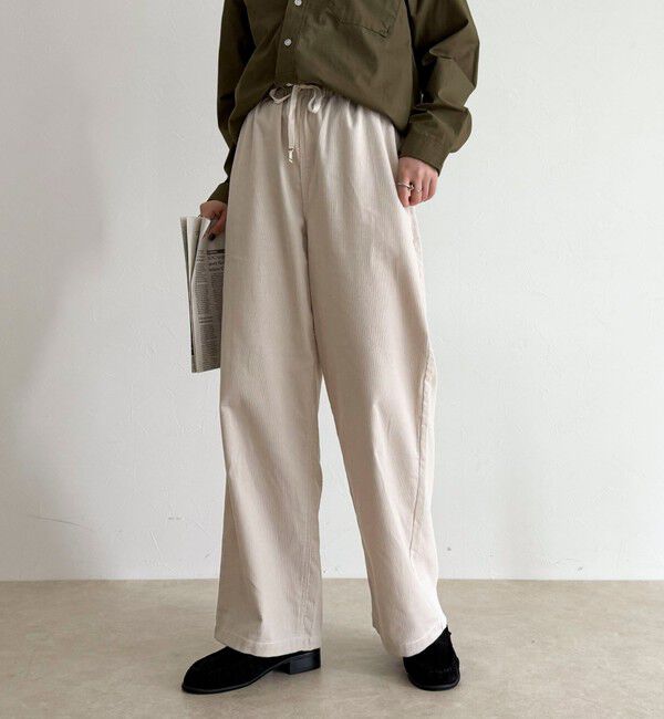 fredy emue「【GEVACO/ゲバコ】コーデュロイイージーワイドパンツ」|チノ|