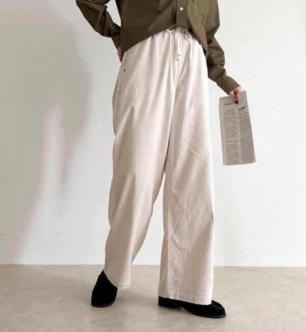 fredy emue「【GEVACO/ゲバコ】コーデュロイイージーワイドパンツ」|チノ|