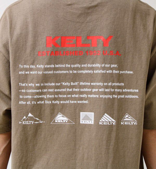 GLOSTER「【KELTY&times;GLOSTER】別注 バックヒストリーロゴT」|Tシャツ・カットソー|