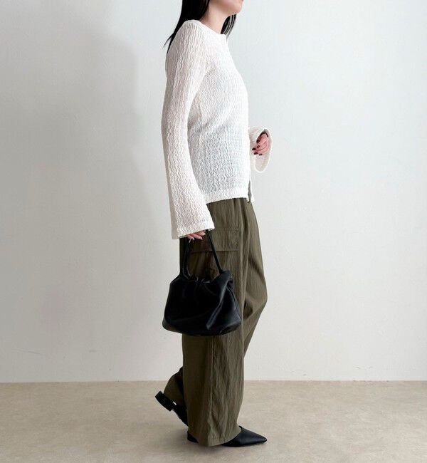 fredy emue「シャーリングカットブラウス」|Tシャツ・カットソー|