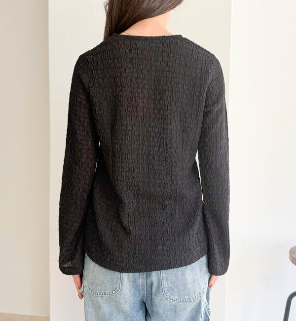 fredy emue「シャーリングカットブラウス」|Tシャツ・カットソー|