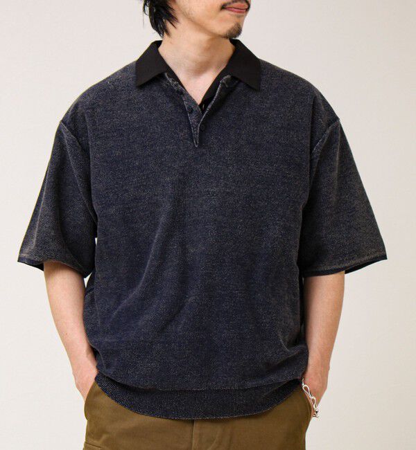 GLOSTER「【大人の抜け感】スノーウォッシュ ヘンリーネックプルオーバー」|ニット・セーター|