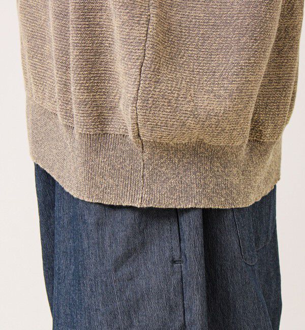 GLOSTER「【大人の抜け感】スノーウォッシュ ヘンリーネックプルオーバー」|ニット・セーター|