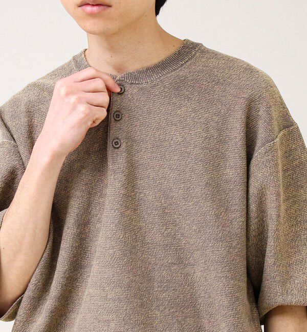 GLOSTER「【大人の抜け感】スノーウォッシュ ヘンリーネックプルオーバー」|ニット・セーター|