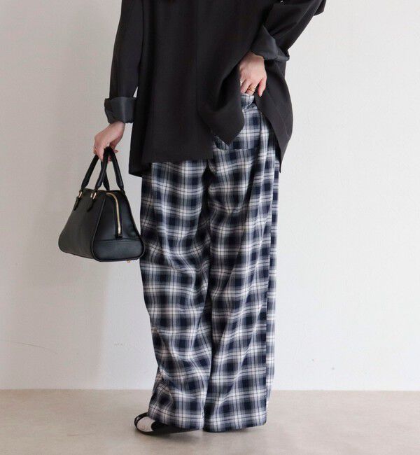fredy emue「チェック柄ワイドパンツ」|その他|