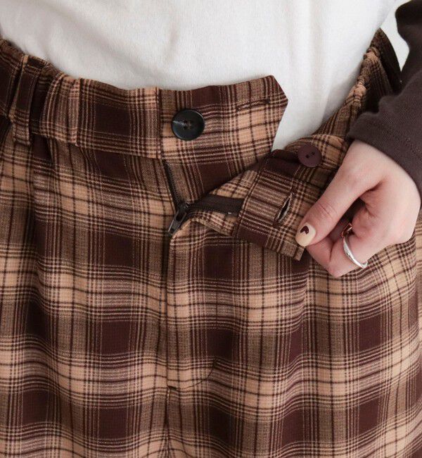 fredy emue「チェック柄ワイドパンツ」|その他|