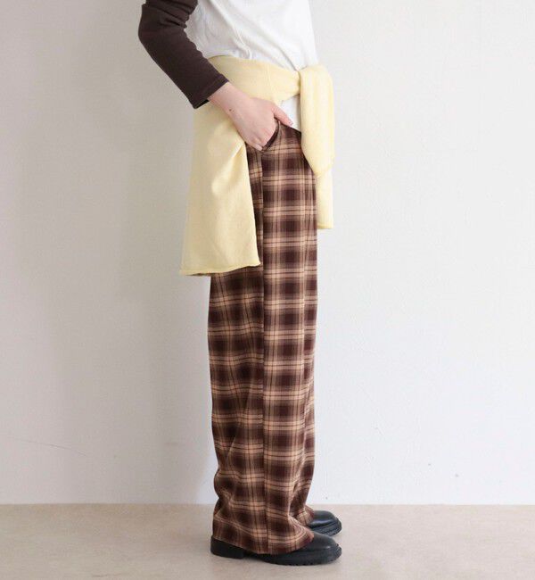 fredy emue「チェック柄ワイドパンツ」|その他|
