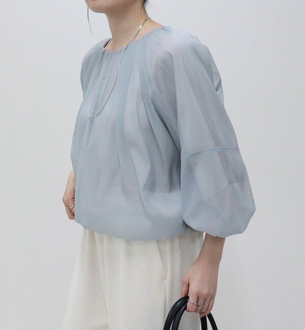 fredy emue「バルーンギャザーブラウス」|シャツ・ブラウス|