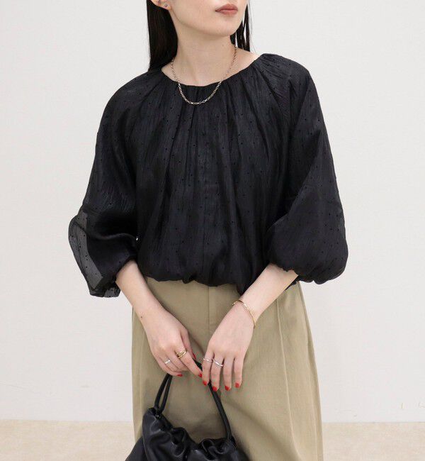 fredy emue「バルーンギャザーブラウス」|シャツ・ブラウス|
