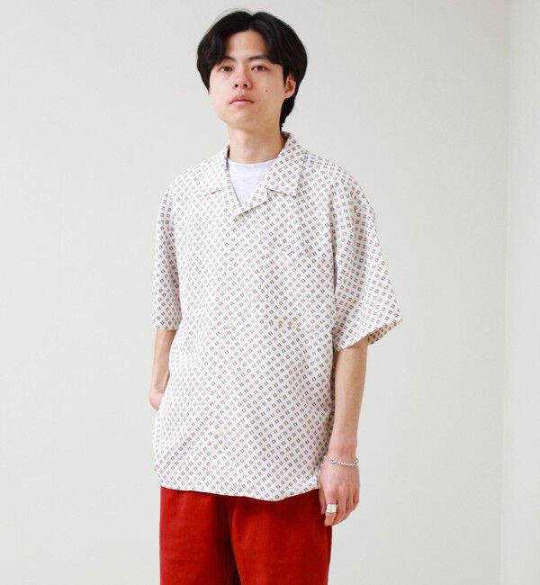 GLOSTER「【選べる6柄】オールオーバーパターン 半袖オープンカラーシャツ」|シャツ・ブラウス|