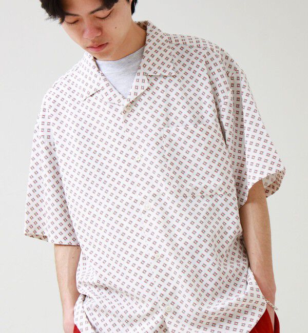 GLOSTER「【選べる6柄】オールオーバーパターン 半袖オープンカラーシャツ」|シャツ・ブラウス|