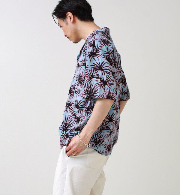 GLOSTER「【選べる6柄】オールオーバーパターン 半袖オープンカラーシャツ」|シャツ・ブラウス|