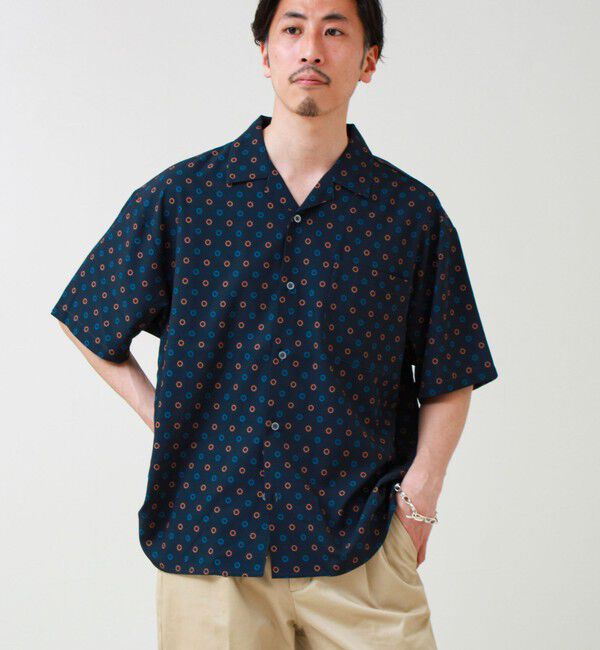 GLOSTER「【選べる6柄】オールオーバーパターン 半袖オープンカラーシャツ」|シャツ・ブラウス|