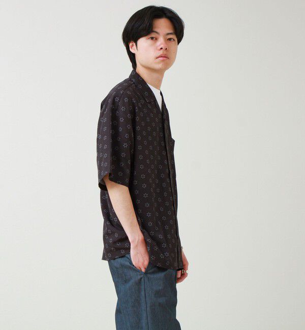 GLOSTER「【選べる6柄】オールオーバーパターン 半袖オープンカラーシャツ」|シャツ・ブラウス|