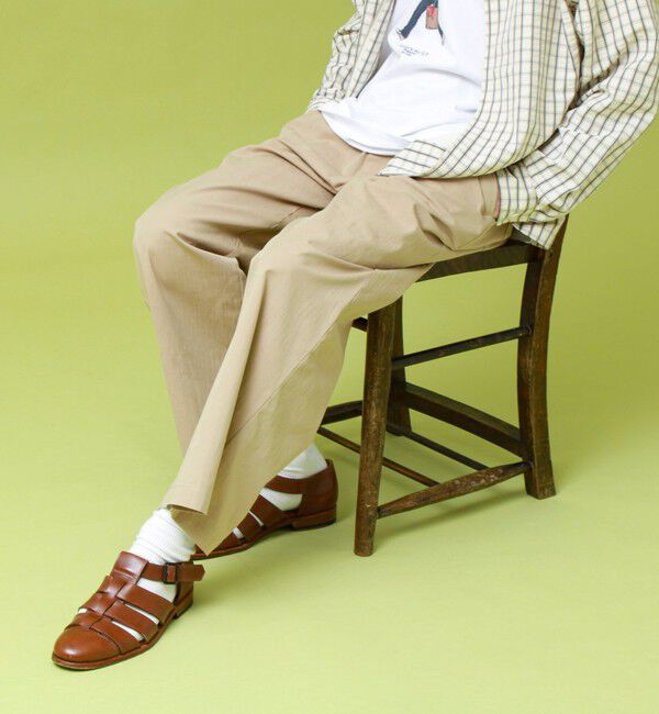 GLOSTER「【GEVACO/ゲバコ】コットンナイロンイージーパンツ」|チノ|