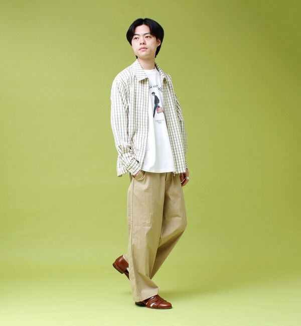 GLOSTER「【GEVACO/ゲバコ】コットンナイロンイージーパンツ」|チノ|