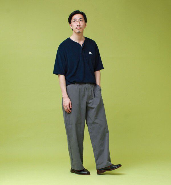 GLOSTER「【GEVACO/ゲバコ】コットンナイロンイージーパンツ」|チノ|