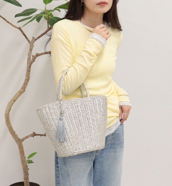 fredy emue「メタリックフィルムカゴバッグ」|かごバッグ|