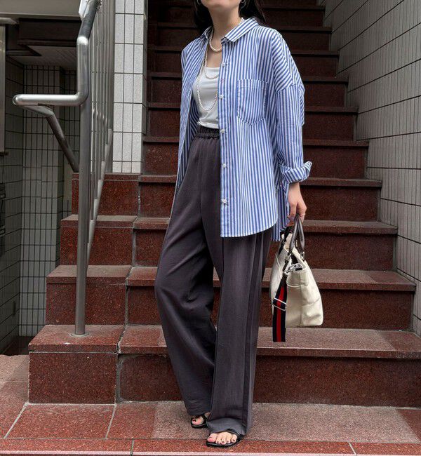 fredy emue「汗染み軽減加工COTTONオーバーシャツ」|シャツ・ブラウス|