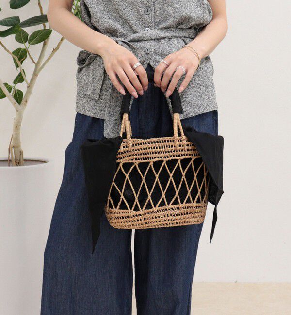 fredy emue「【TARANGO/タランゴ】パームトートクロス柄」|かごバッグ|