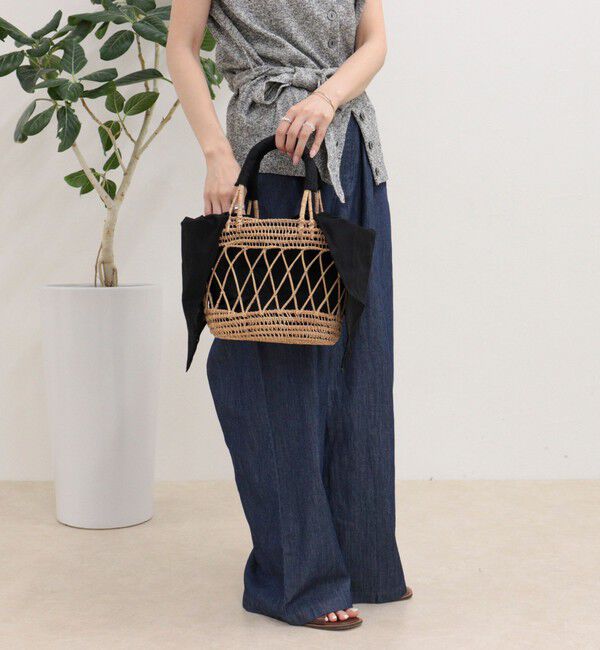 fredy emue「【TARANGO/タランゴ】パームトートクロス柄」|かごバッグ|