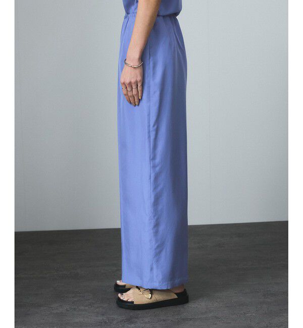 SALON adam et rope'「[25SS]GENTLE SILK パンツ【セットアップ対応】」|チノ|