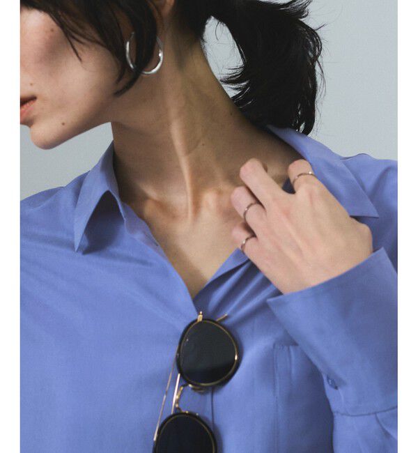 SALON adam et rope'「[25SS]GENTLE SILK シャツ【セットアップ対応】」|シャツ・ブラウス|