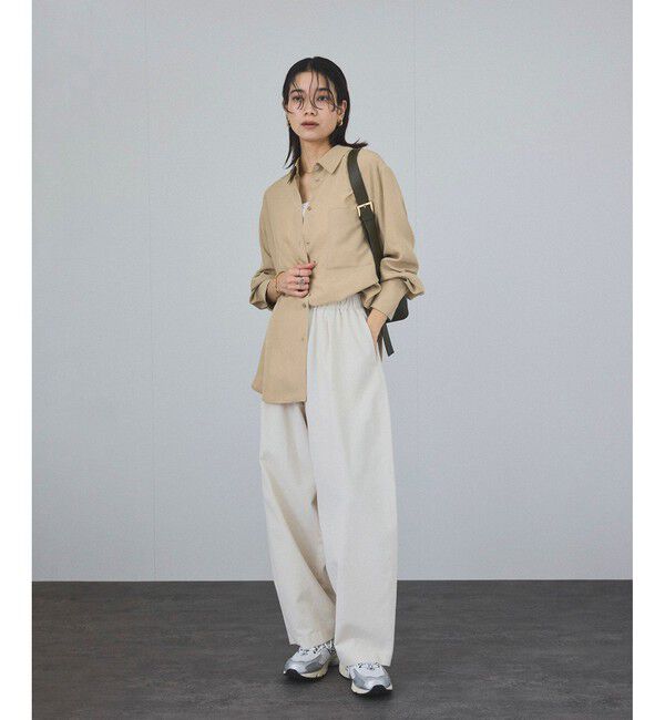 SALON adam et rope'「[25SS]GENTLE SILK シャツ【セットアップ対応】」|シャツ・ブラウス|